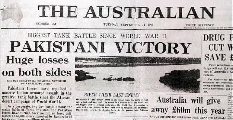 پاک بھارت جنگ 1965 کا فاتح پاکستان